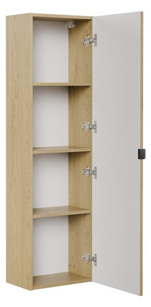 Comad Ovalia Cremona dulap 40x25.4x140 cm laterala pe perete stejar OVALIA CREMONA 80-40-1D