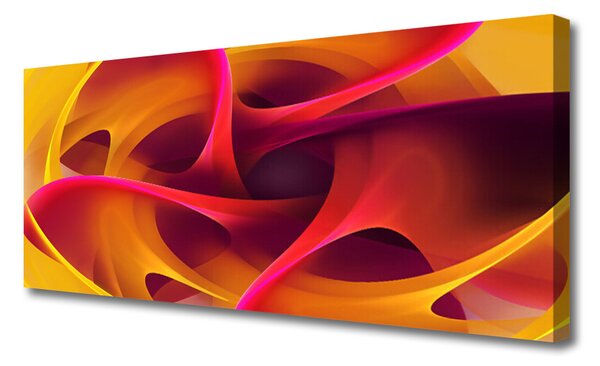 Tablou pe panza canvas Abstract Art Galben roz