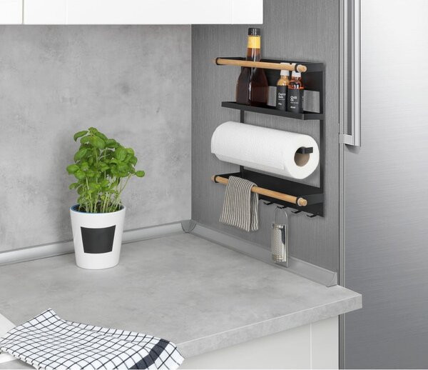 Organizator de prete pentru bucătărie Wenko Magna, negru