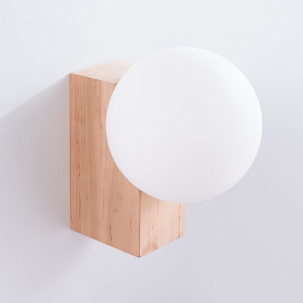 Sollux Lighting Bulbo lampă de perete 1x8 W alb-lemn SL.1682