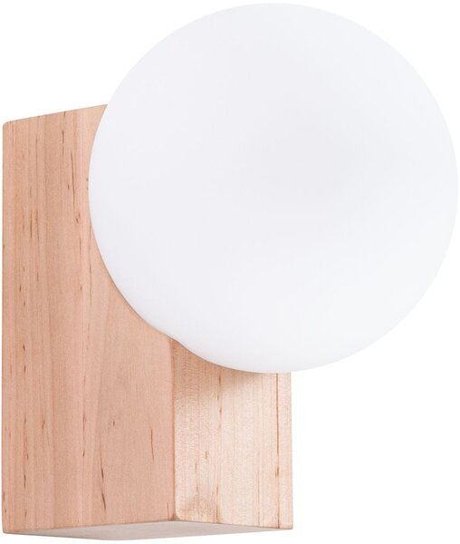 Sollux Lighting Bulbo lampă de perete 1x8 W alb-lemn SL.1682