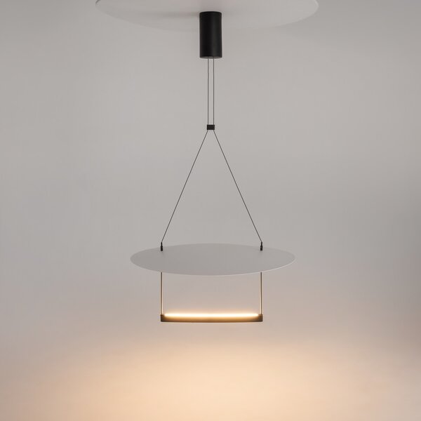 Maytoni Ambience lampă suspendată 1x30 W alb-negru MOD280PL-L30B3K1