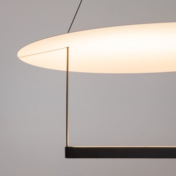 Maytoni Ambience lampă suspendată 1x30 W alb-negru MOD280PL-L30B3K1
