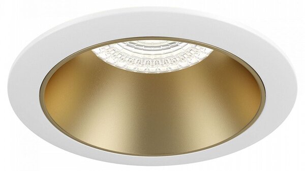 Maytoni Share lampă încorporată 1x15 W alb-auriu DL053-01WMG