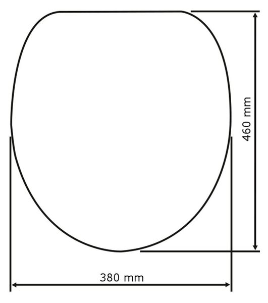Capac WC cu închidere lentă Wenko Premium Sea Shell, 45,5 x 38 cm, alb