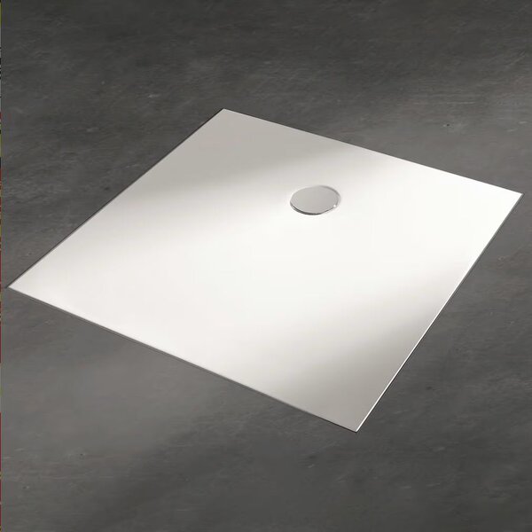 Kronenbach Cube cădiță de duș pătrată 90x90 cm alb KBMD9090