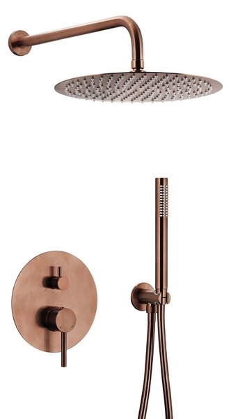 KFA Armatura Moza Rose Gold set de duș ascuns cu duș de ploaie cupru 5039-501-34