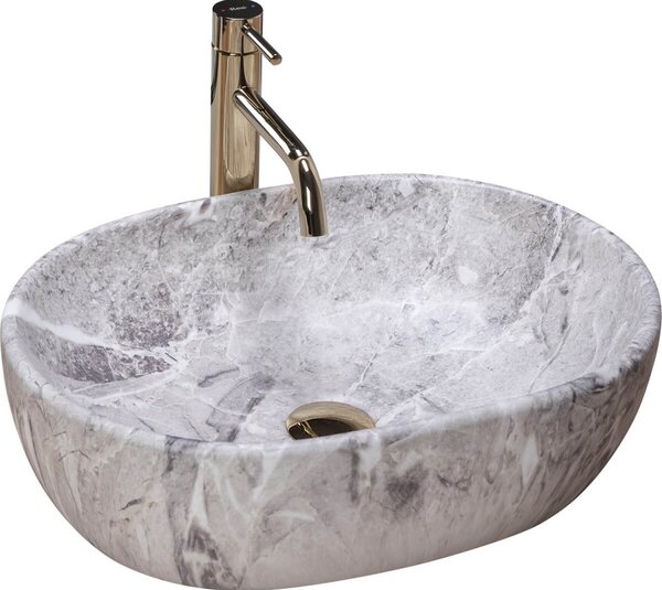 Lavoar baie Lara Stone ceramica sanitara – 48,5 cm