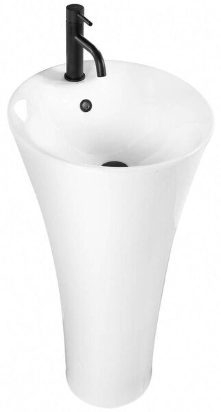 Lavoar Agnes freestanding ceramica sanitara – H87 cm