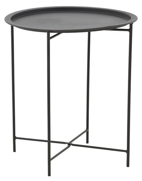 Masa de gradina Caius, Negru, 46x46x52 cm