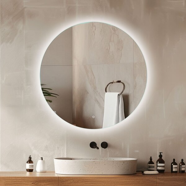 Venti Koło Led oglindă 50x50 cm rotund cu iluminare 5905951180212