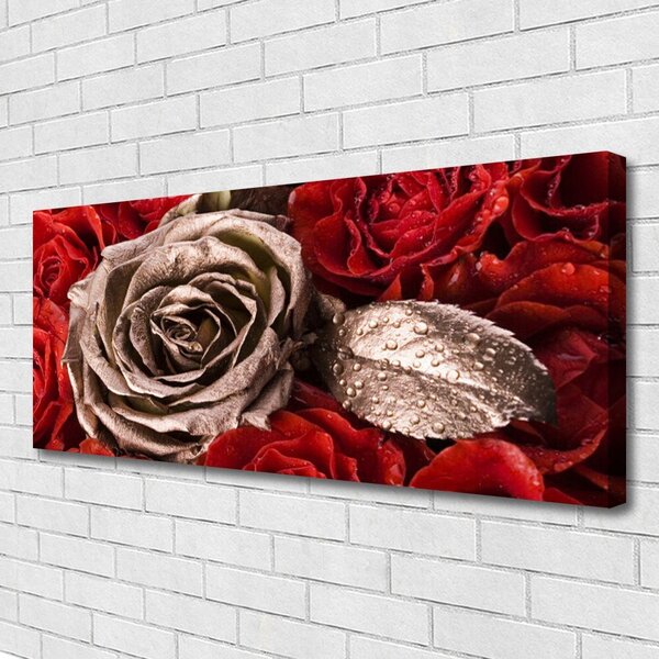 Tablou pe panza canvas Trandafiri Floral Red