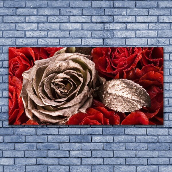 Tablou pe panza canvas Trandafiri Floral Red