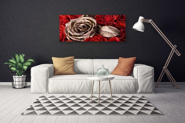 Tablou pe panza canvas Trandafiri Floral Red