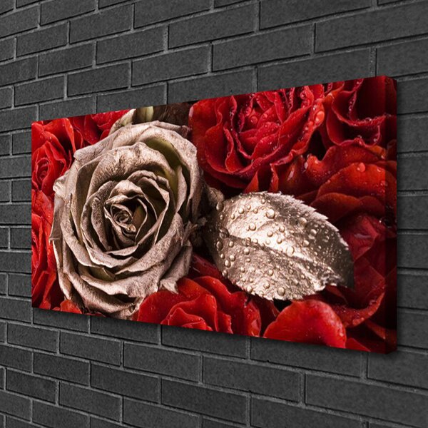 Tablou pe panza canvas Trandafiri Floral Red