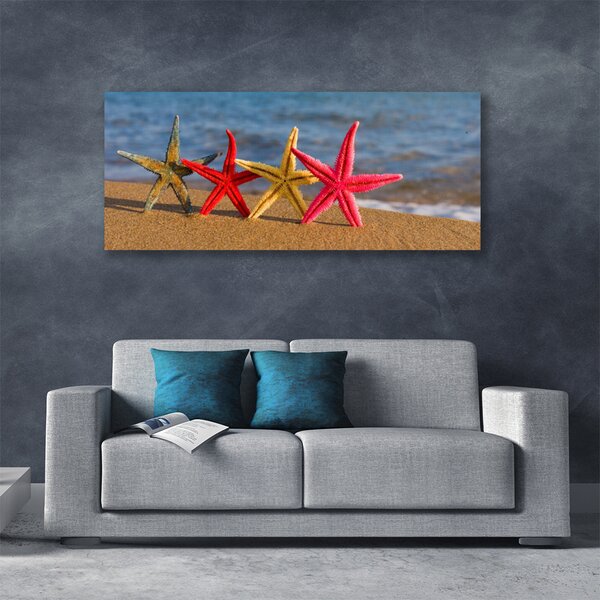 Tablou pe panza canvas Plaja Starfish Art Multi