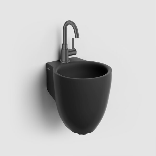 Clou Flush lavoar 31.5x27 cm rotund clasică negru mat CL/03.12060