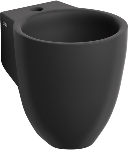 Clou Flush lavoar 31.5x27 cm rotund clasică negru mat CL/03.12060