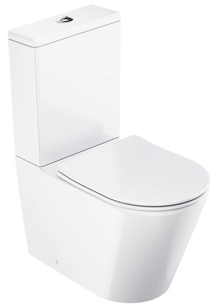 Ravak Elegant wc compact cu capac soft-close alb X01872