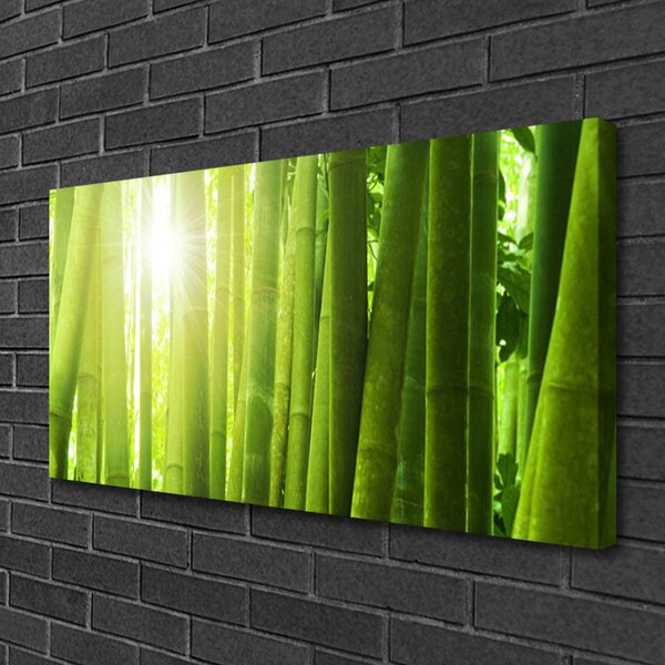 Tablou pe panza canvas Bamboo Floral Verde