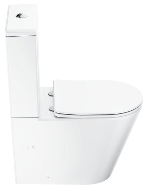 Ravak Elegant wc compact cu capac soft-close alb X01872