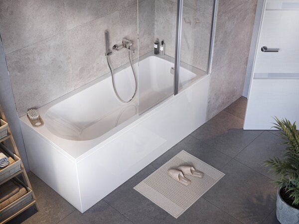 Ravak Flow cada dreptunghiulară 170x75 cm alb XC00100115