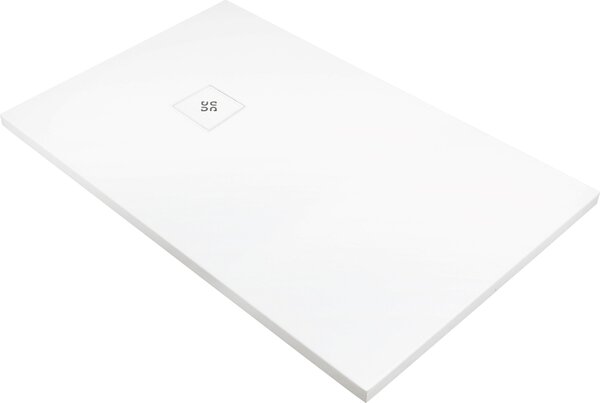 Deante Silia cădiță de duș dreptunghiulară + capac mascare 100x70 cm alb KSKA00710B
