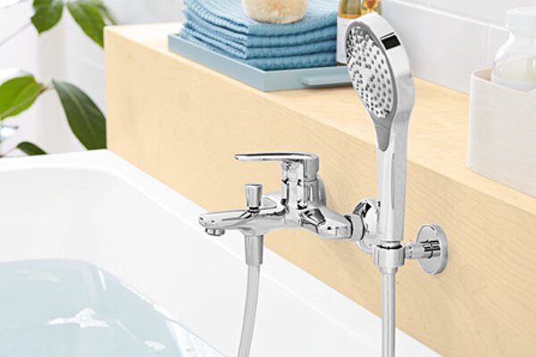 Villeroy & Boch O.Novo Start baterie cadă-duș perete crom TVT10550111061