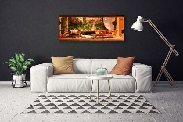 Tablou pe panza canvas Restaurant Arhitectura Multi