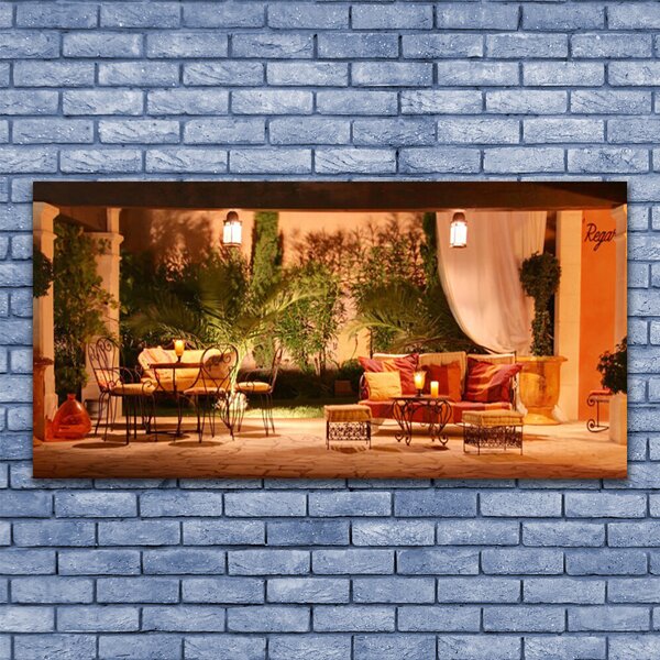 Tablou pe panza canvas Restaurant Arhitectura Multi