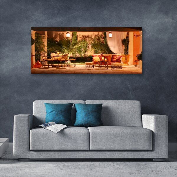 Tablou pe panza canvas Restaurant Arhitectura Multi