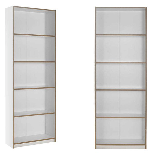 Biblioteca Adore Modern, 5 rafturi, 64 x 182 x 26 cm