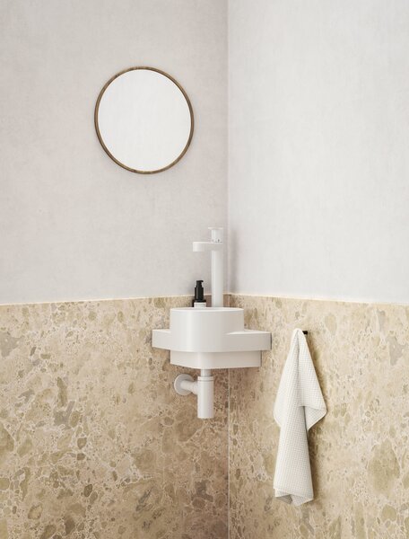 Ravak Yard lavoar 50x40.5 cm semicircular clasică mat XJX08240000