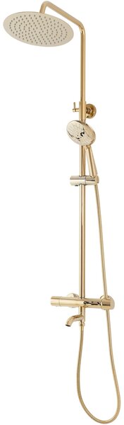 Set de dus cu termostat Lungo Gold Auriu