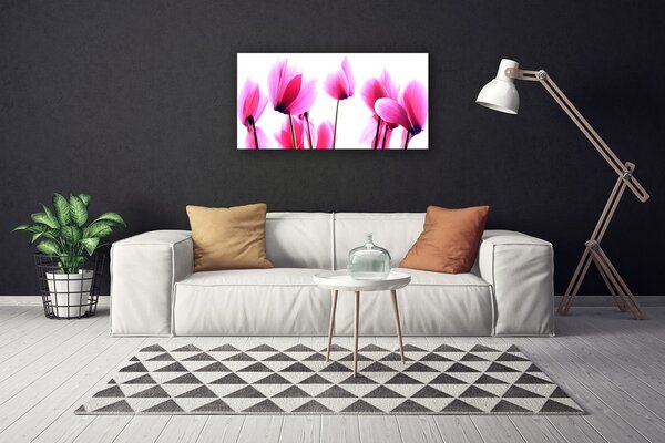 Tablou pe panza canvas Flori roz Floral