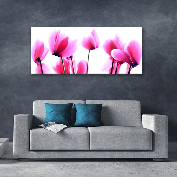 Tablou pe panza canvas Flori roz Floral