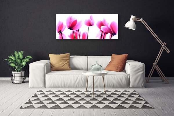 Tablou pe panza canvas Flori roz Floral