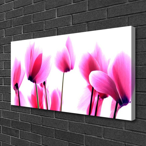 Tablou pe panza canvas Flori roz Floral
