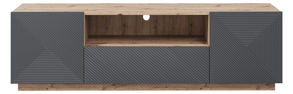Comodă TV cu sertar Asha 167 cm - artisan / rivier stone mat