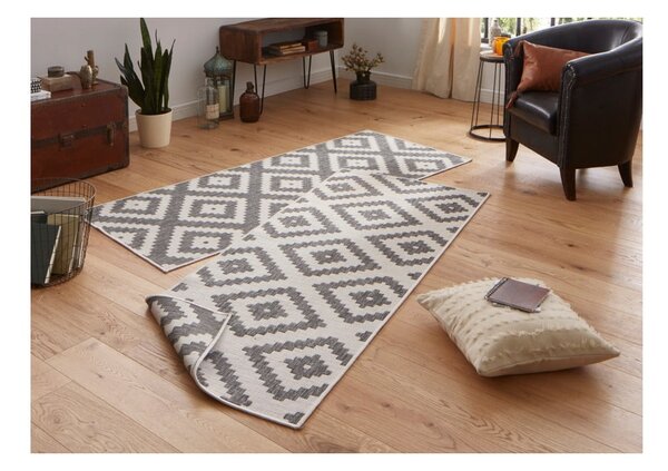 Covor pentru exterior NORTHRUGS Malta, 80 x 250 cm, gri