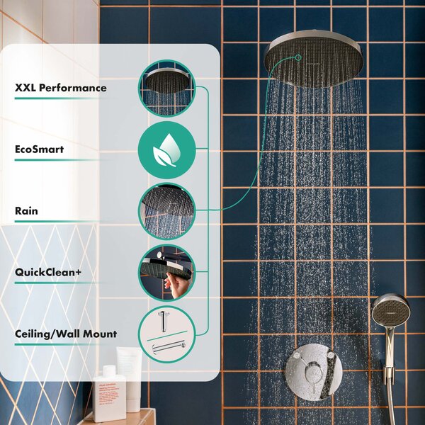 Hansgrohe Activera S cap de duș 24x24 cm rotund crom 28056000