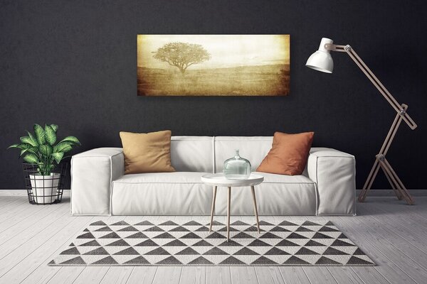 Tablou pe panza canvas Arborele Natura Sepia