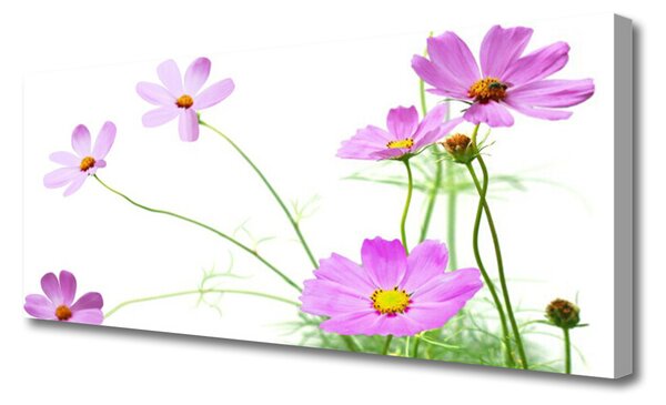 Tablou pe panza canvas Flori Floral Roz Verde