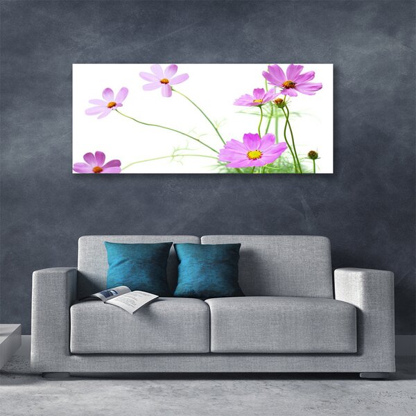 Tablou pe panza canvas Flori Floral Roz Verde