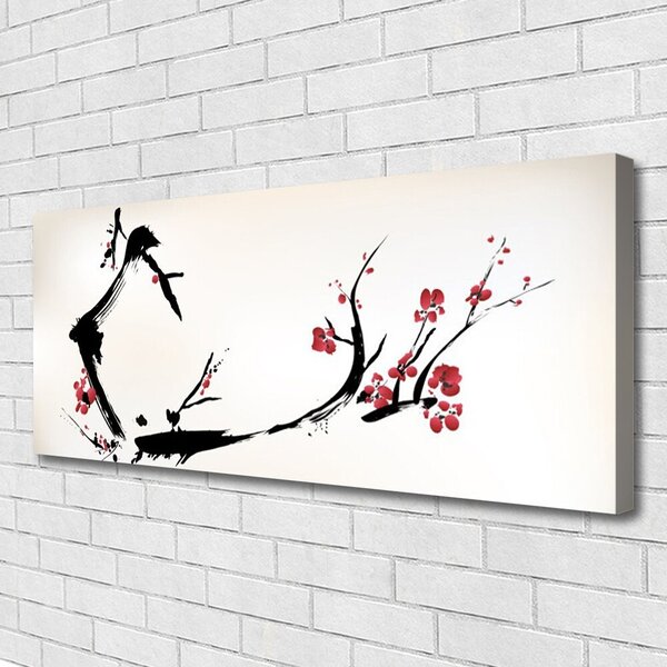 Tablou pe panza canvas Abstract Art Negru Maro