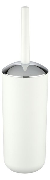 Perie pentru toaleta cu suport, Wenko, Brasil White, 10 x 37 cm, plastic, alb