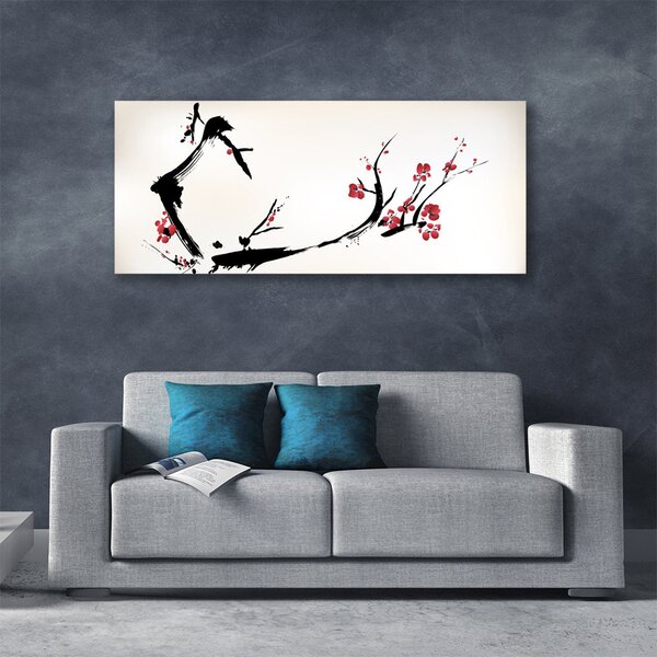 Tablou pe panza canvas Abstract Art Negru Maro