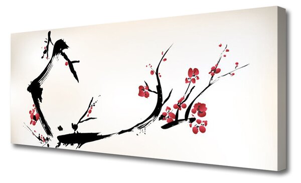 Tablou pe panza canvas Abstract Art Negru Maro