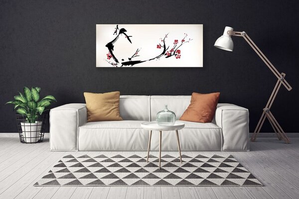 Tablou pe panza canvas Abstract Art Negru Maro