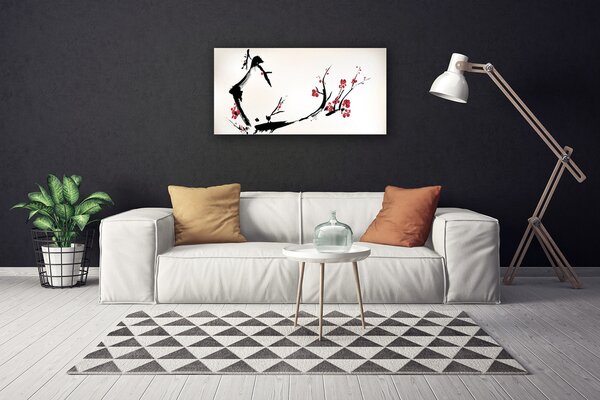 Tablou pe panza canvas Abstract Art Negru Maro